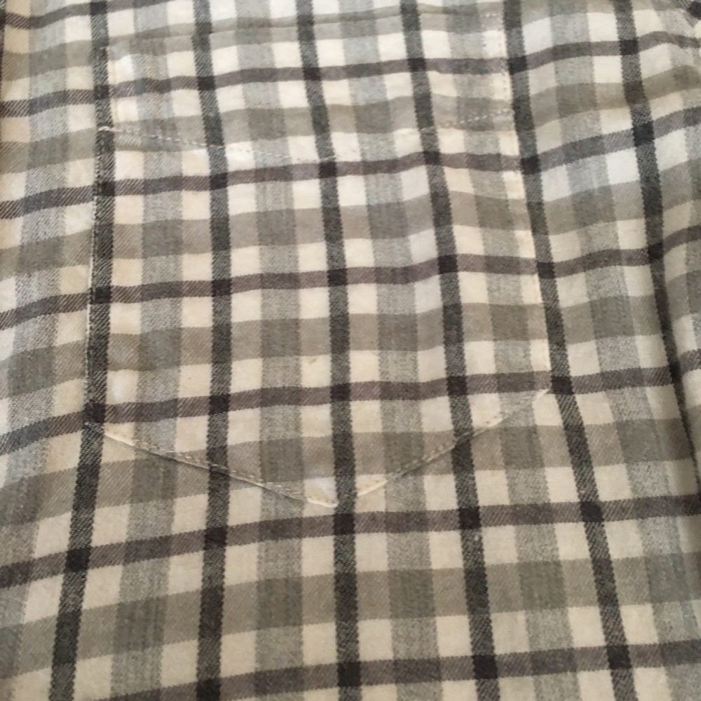 AEO Seriously Soft Gary Plaid Button-Down Shirt-XS - Picture 5 of 7